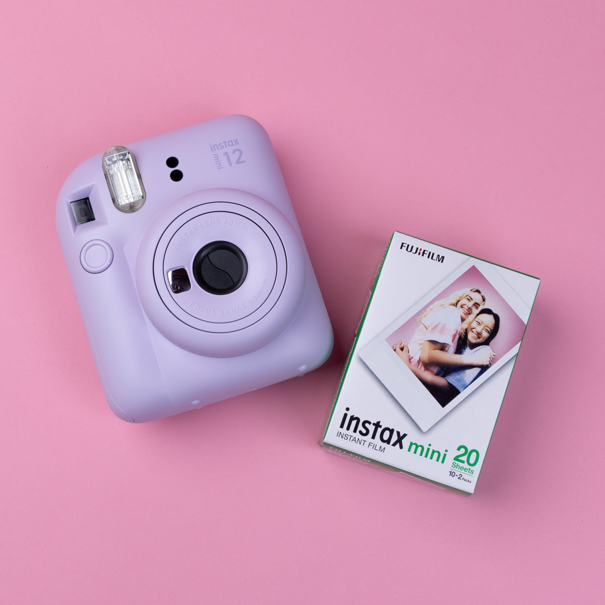 Fuji INSTAX Mini 12 Film Bundle (Lilac Purple)