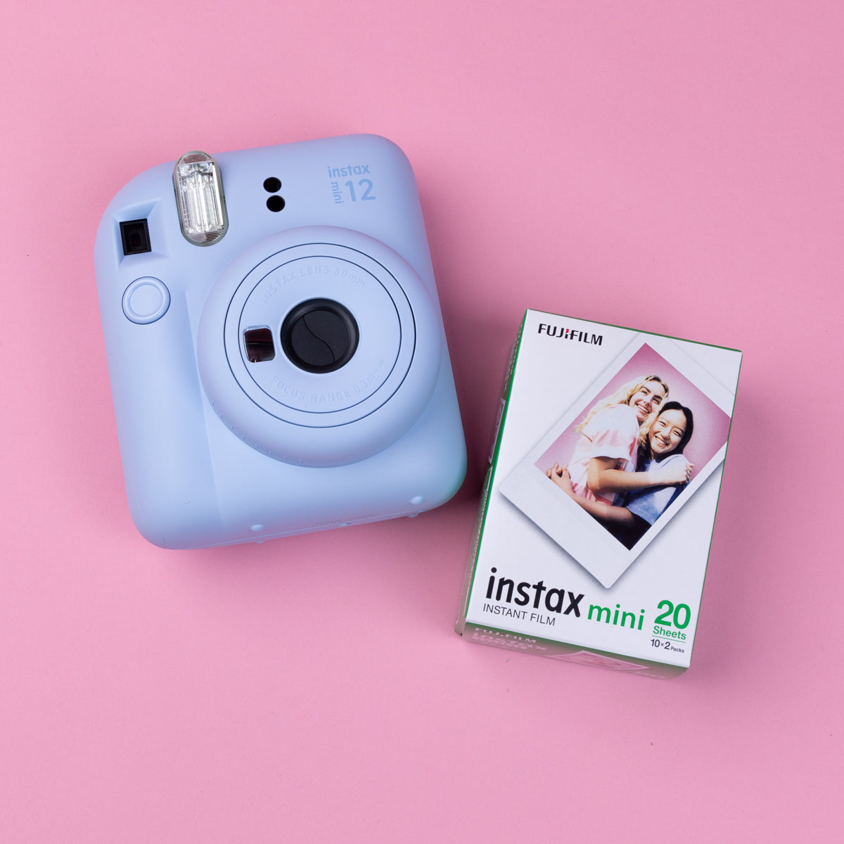 Fuji INSTAX Mini 12 Film Bundle (Pastel Blue)