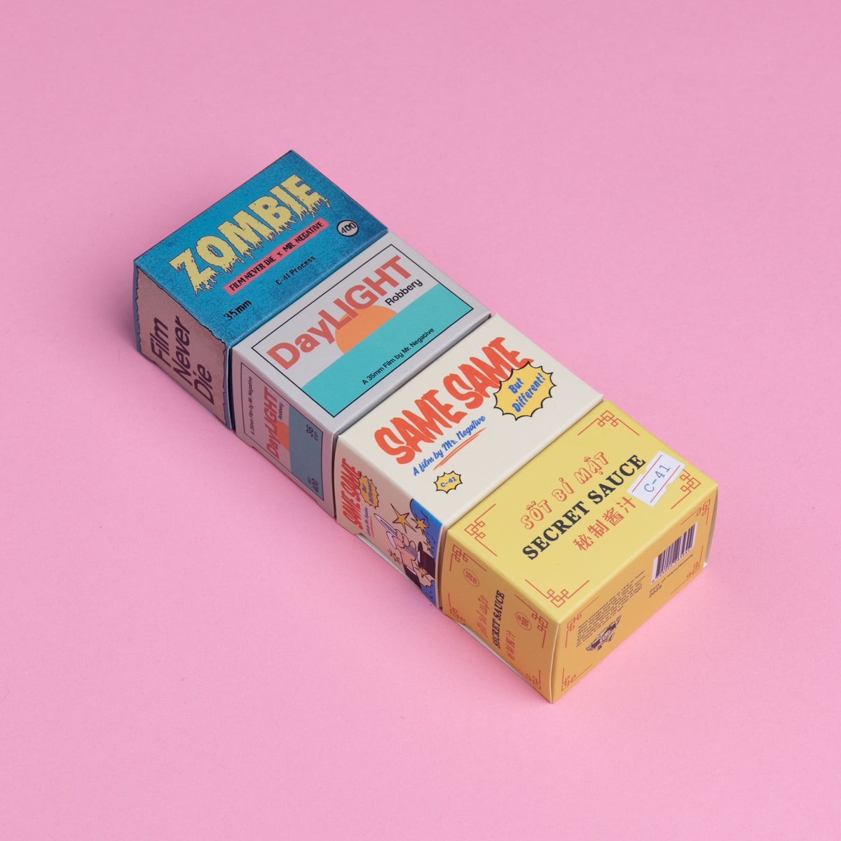 Mr. Negative Taste Tester (4 Pack of 35mm 36exp Assorted)