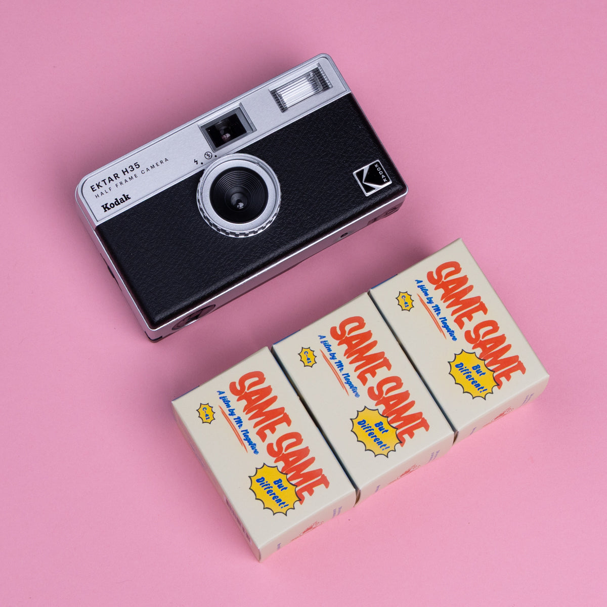 Triple Threat - Kodak Ektar H35 Half Frame Camera Kit (1 x Camera with 3 rolls of film)