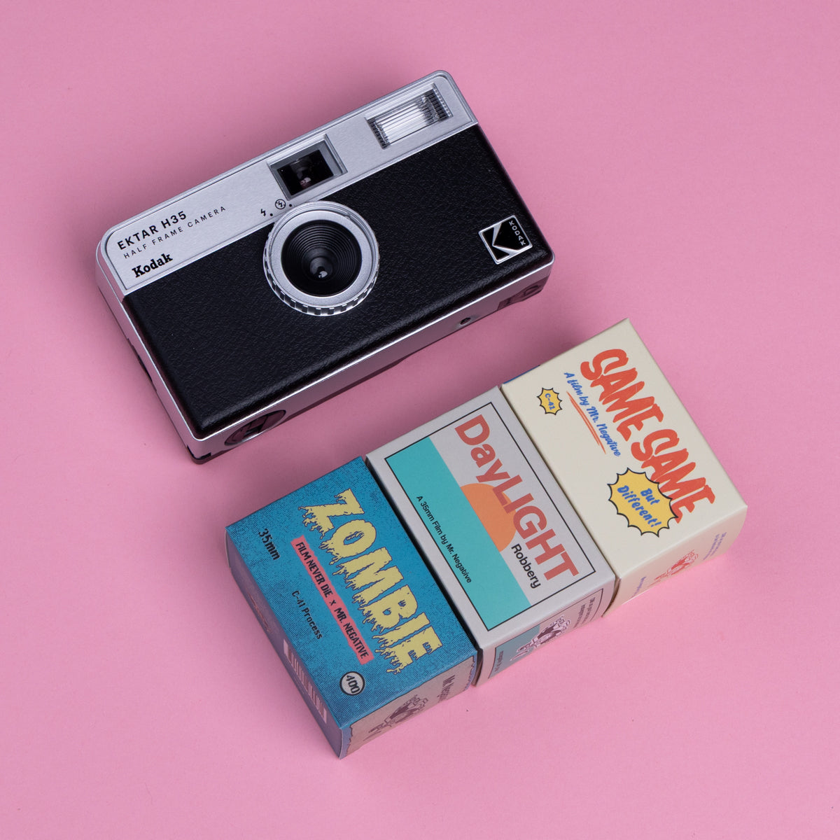 Triple Threat - Kodak Ektar H35 Half Frame Camera Kit (1 x Camera with 3 rolls of film)