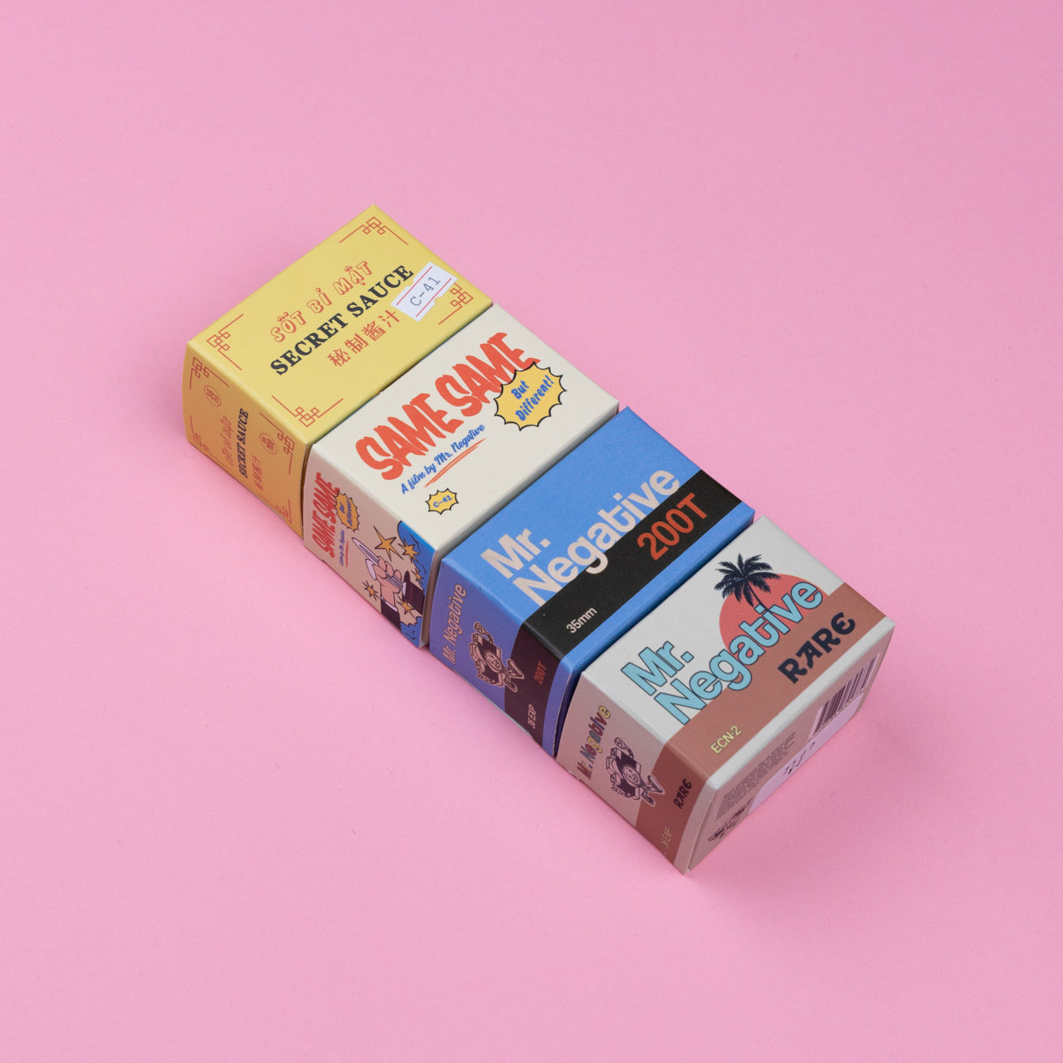 Mr. Negative Taste Tester (4 Pack of 35mm 36exp Assorted)
