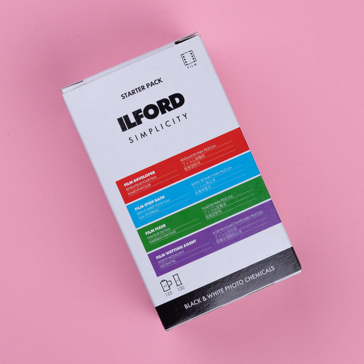 Black & White Developing Kit - ILFORD SIMPLICITY Starter Pack