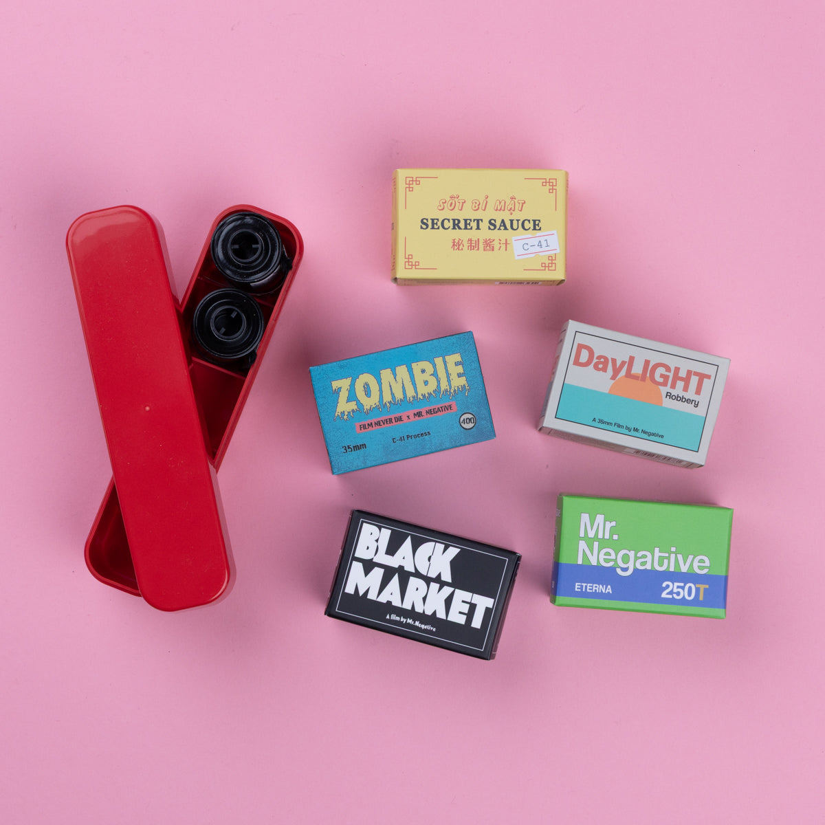 "Walk This Way!" Film Bundle (5 rolls plus film case)