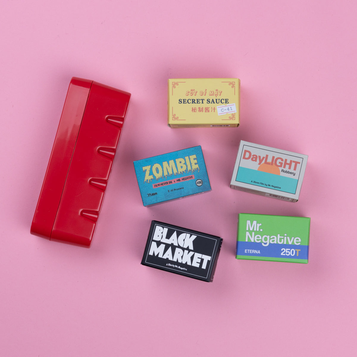 "Walk This Way!" Film Bundle (5 rolls plus film case)