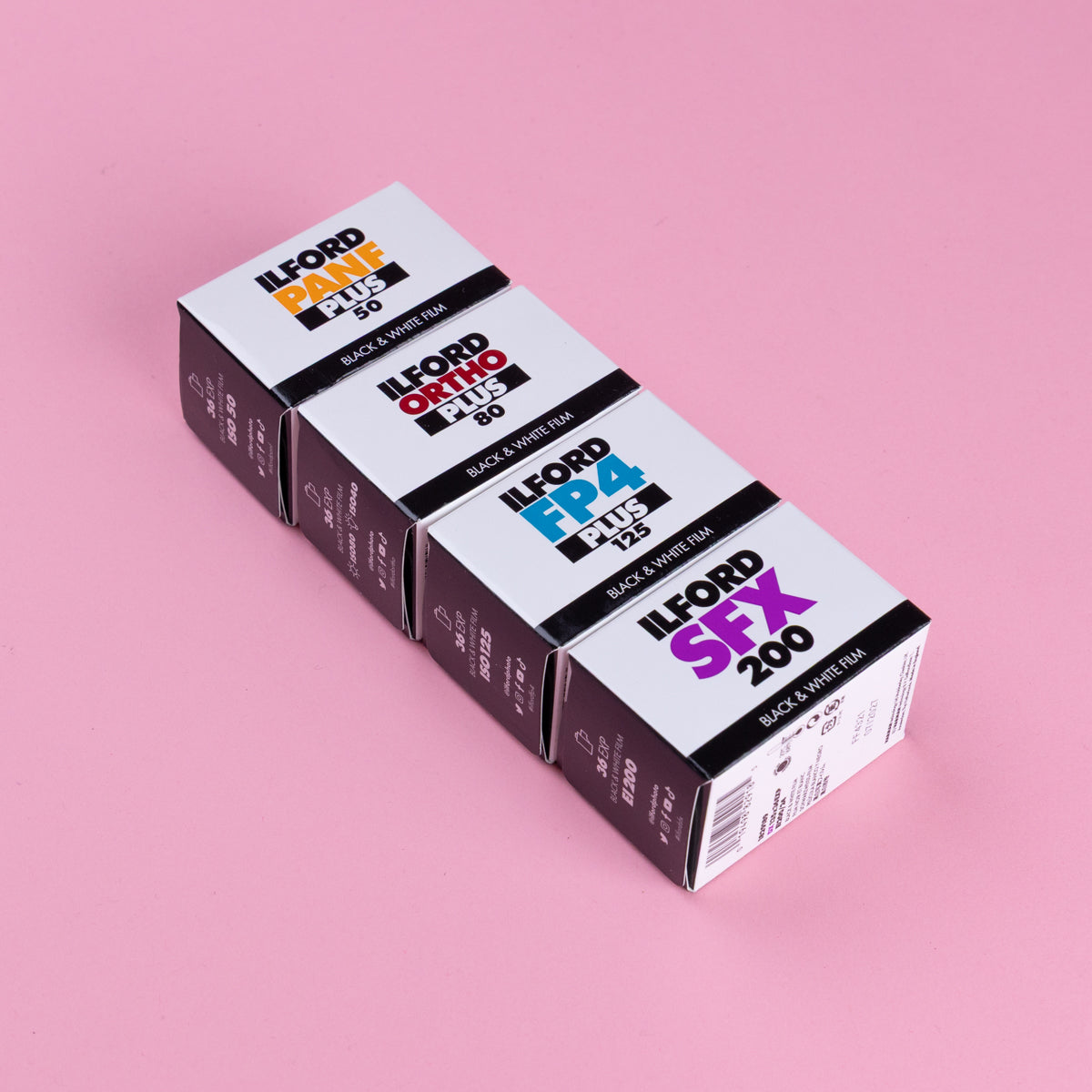 Black & White Experimental Pack (4 Pack of 35mm 36exp Assorted)