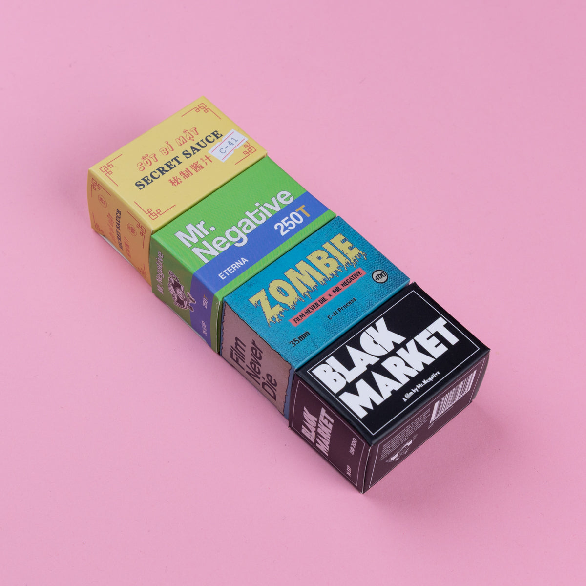 Mr. Negative Taste Tester (4 Pack of 35mm 36exp Assorted)