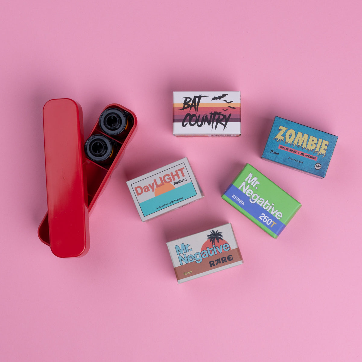 "Walk This Way!" Film Bundle (5 rolls plus film case)